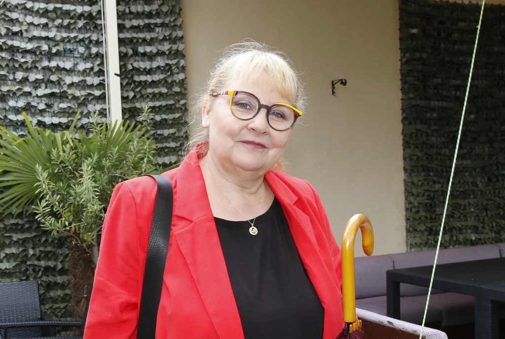Herečka Veronika Gajerová na akci