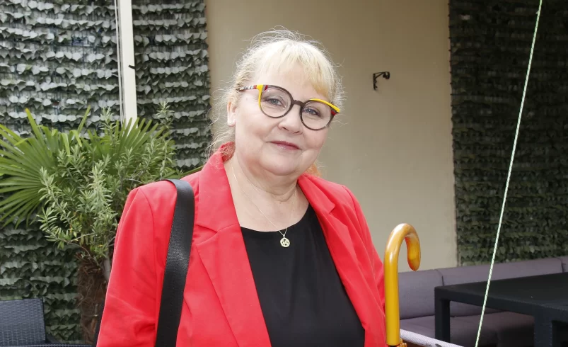 Herečka Veronika Gajerová na akci