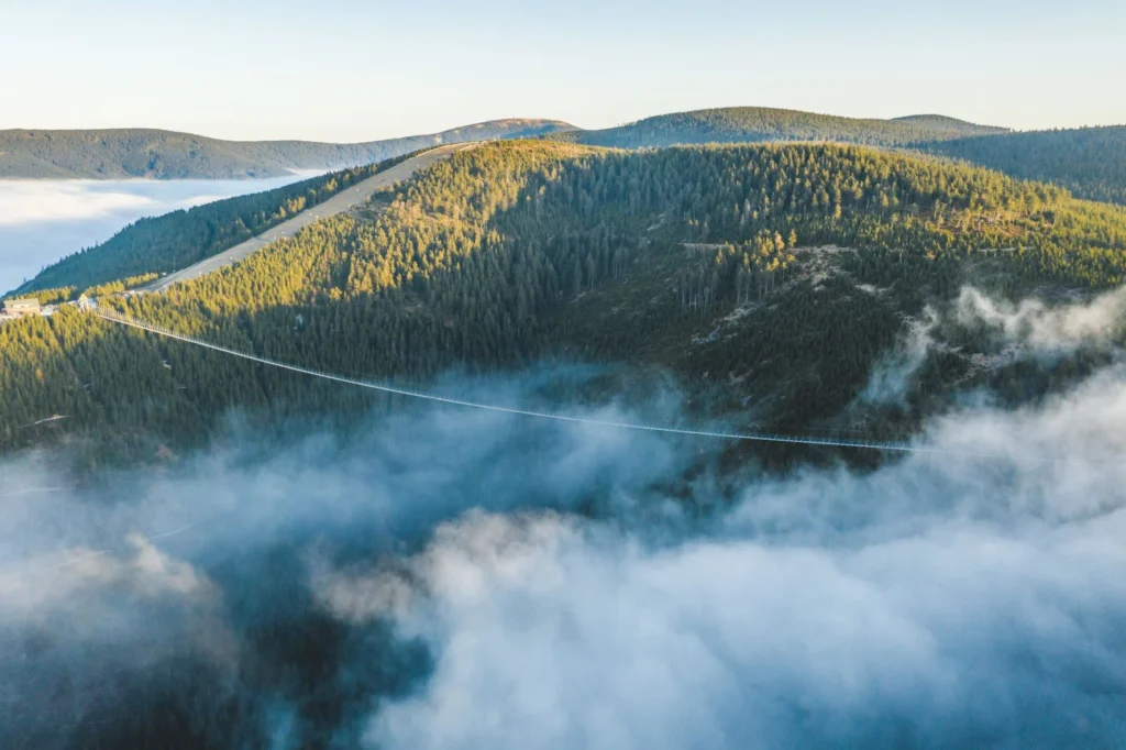 Visutý most Sky Bridge 721 na Moravě