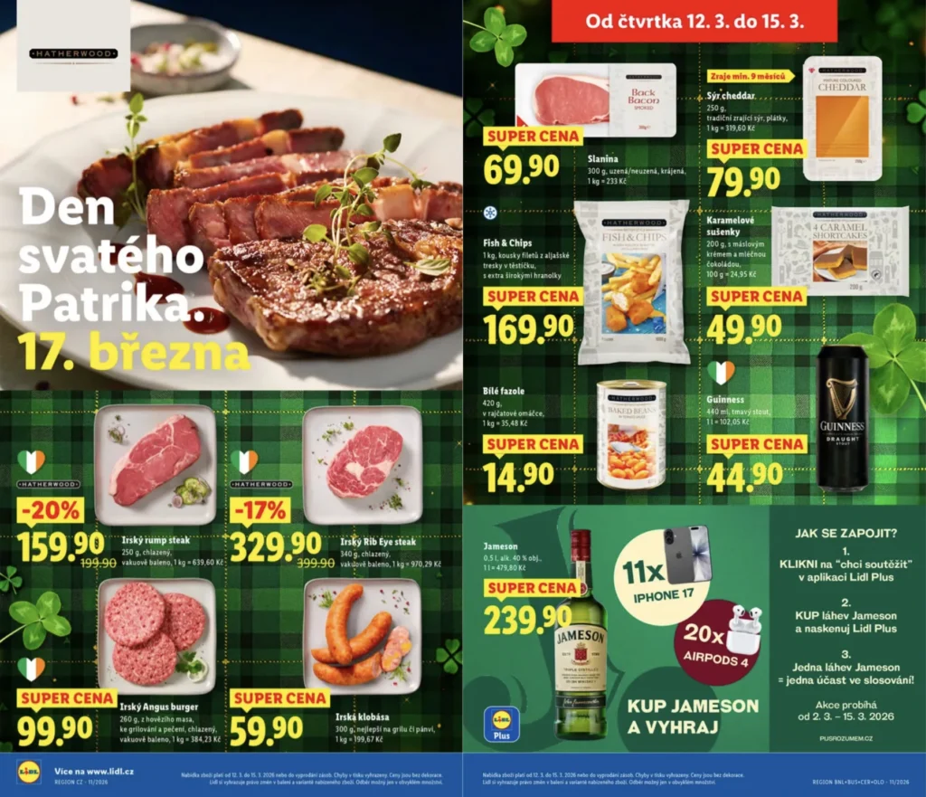 Aktuální nabídka letáku řetězce Lidl